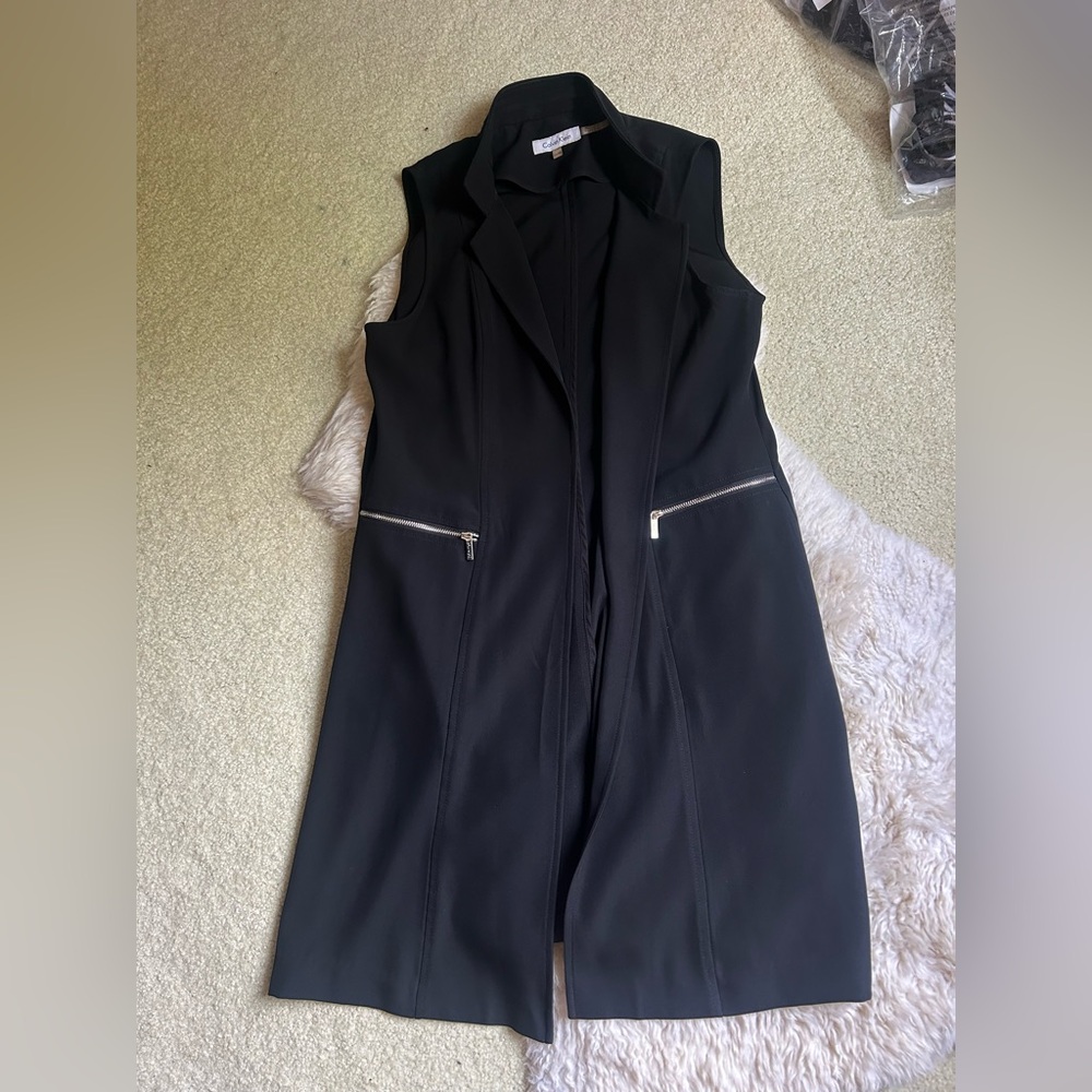 Calvin Klein Long Black Vest